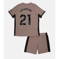 Dětský Fotbalový dres Tottenham Hotspur Dejan Kulusevski #21 2023-24 Třetí Krátký Rukáv (+ trenýrky)